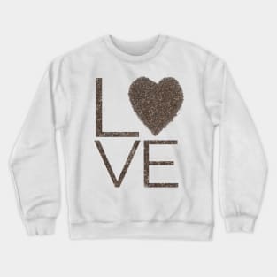 Chia Seeds Heart Love For Healthy Life Crewneck Sweatshirt